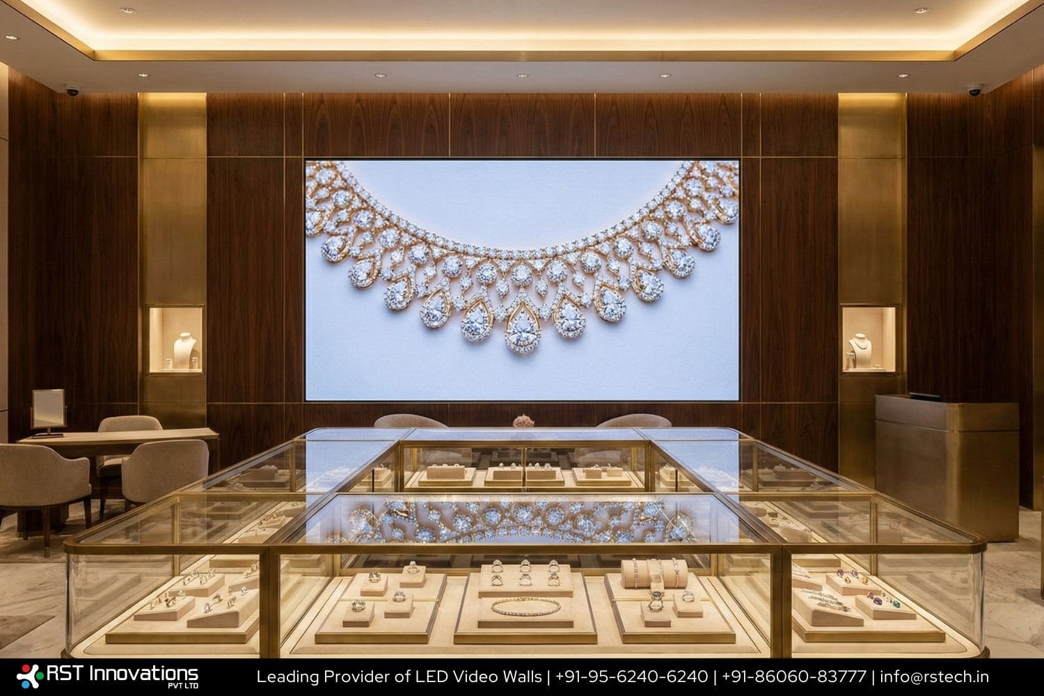 Radiating Luxury: The Impact of Indoor LED Displays in Kochi's Jewellery Stores