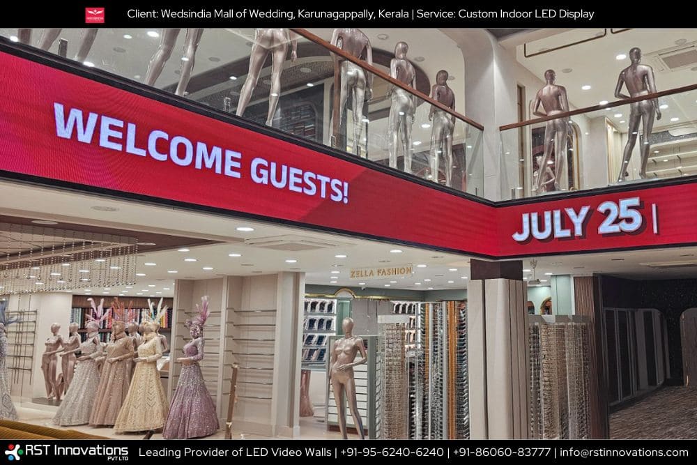 Wedsindia Mall of Wedding Shines Brighter with RST Innovations LED Video Walls